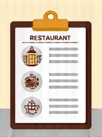 Illustration d'une checklist pour ouvrir un restaurant à Paris